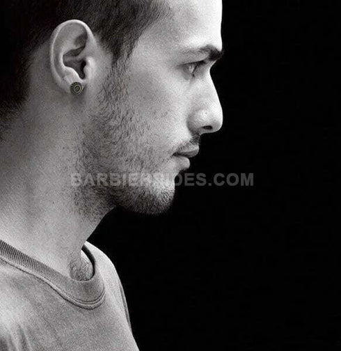 Fully Iced Micro Pave Black Rhodium Plated Cluster CZ Men Women Stud Earrings